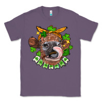 Lavender St. Patrick's Day cow Classic Tee - FaDigitalArtStudio