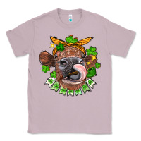 Lilac St. Patrick's Day cow Classic Tee - FaDigitalArtStudio