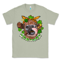 Matcha St. Patrick's Day cow Classic Tee - FaDigitalArtStudio