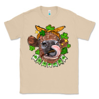 Mushroom St. Patrick's Day cow Classic Tee - FaDigitalArtStudio