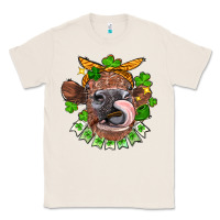 Natural St. Patrick's Day cow Classic Tee - FaDigitalArtStudio