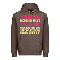 Coffee zookeeper funniest isn't a jobtitle Premium Hoodie - artisFamous