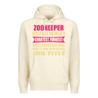 Sandshell zookeeper funniest isn't a jobtitle Premium Hoodie - artisFamous