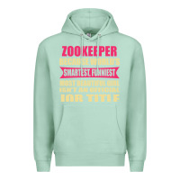 Seafoam zookeeper funniest isn't a jobtitle Premium Hoodie - artisFamous