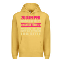 Antique Gold zookeeper funniest isn't a jobtitle Premium Hoodie - artisFamous