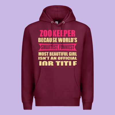 Zookeeper Funniest Isn't A Jobtitle Premium Hoodie Designed By Artisfamous