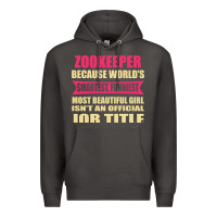 Smoke zookeeper funniest isn't a jobtitle Premium Hoodie - artisFamous