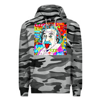 Slate Camo POP ART RETRO Premium Hoodie - artisFamous