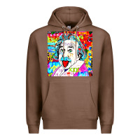 Chestnut POP ART RETRO Premium Hoodie - artisFamous
