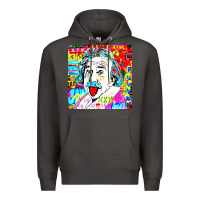Smoke POP ART RETRO Premium Hoodie - artisFamous