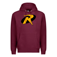 Burgundy Robin Premium Hoodie - artisFamous