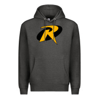 Charcoal Heather Robin Premium Hoodie - artisFamous