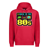 Cardinal BACK TO THE 80S Premium Hoodie - artisFamous