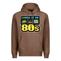Chestnut BACK TO THE 80S Premium Hoodie - artisFamous