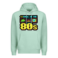 Seafoam BACK TO THE 80S Premium Hoodie - artisFamous