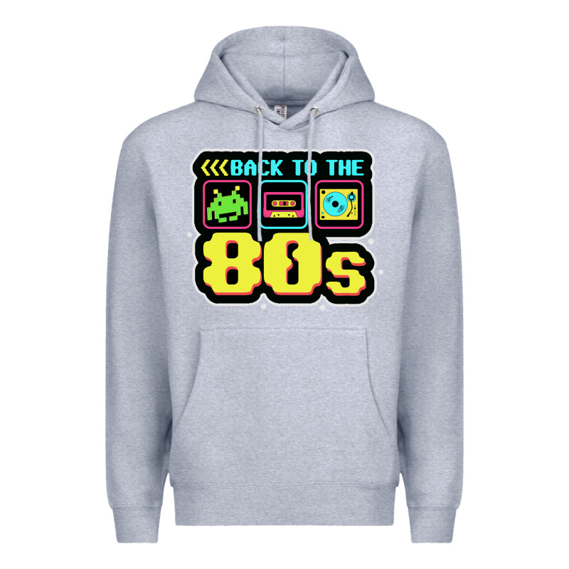 Back To The 80s Premium Hoodie by artisFamous | Teevron