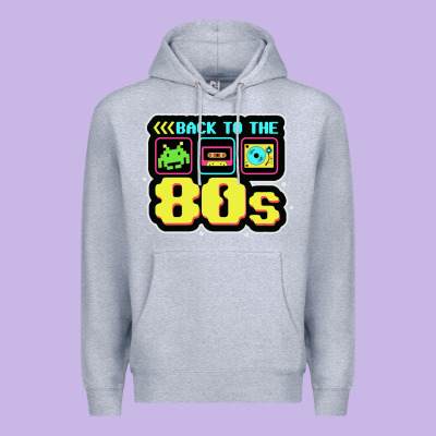 Back To The 80s Premium Hoodie Designed By Artisfamous