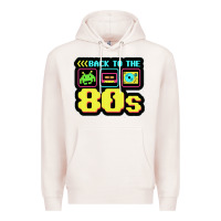 Pale Pink BACK TO THE 80S Premium Hoodie - artisFamous