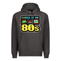Smoke BACK TO THE 80S Premium Hoodie - artisFamous