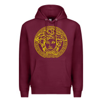 Burgundy VINTAGE  Medusa Premium Hoodie - artisFamous