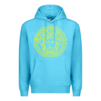 Ocean Blue VINTAGE  Medusa Premium Hoodie - artisFamous