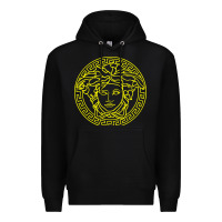 Black VINTAGE  Medusa Premium Hoodie - artisFamous