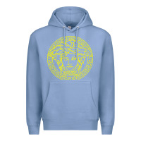 Colony Blue VINTAGE  Medusa Premium Hoodie - artisFamous