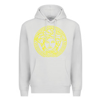 Dove Grey VINTAGE  Medusa Premium Hoodie - artisFamous