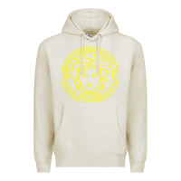 Oatmeal Heather VINTAGE  Medusa Premium Hoodie - artisFamous