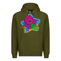 Army Green barney 5 Premium Hoodie - artisFamous