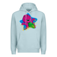 Blue Mist barney 5 Premium Hoodie - artisFamous