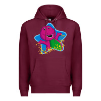 Burgundy barney 5 Premium Hoodie - artisFamous
