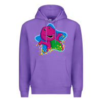 Purple barney 5 Premium Hoodie - artisFamous