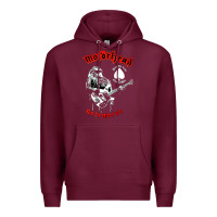 Burgundy lemmy vocal Premium Hoodie - artisFamous