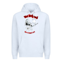 White lemmy vocal Premium Hoodie - artisFamous