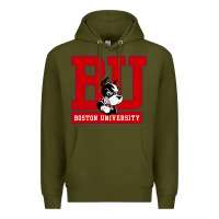 Army Green boston university terriers Premium Hoodie - artisFamous