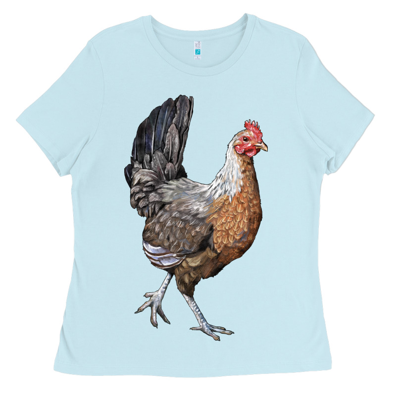 American Game Chicken Ladies Tee by LillyAllenDesigns | Teevron
