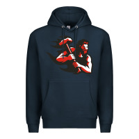 Navy cal u vulcans Premium Hoodie - artisFamous