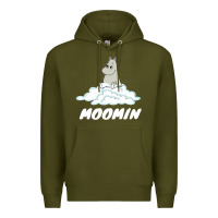 Army Green Moomin Premium Hoodie - artisFamous