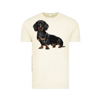 Vintage Arctic Dachshund Dog Illustrations Vintage Tee - LillyAllenDesigns