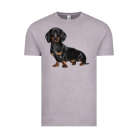 Vintage Zinc Dachshund Dog Illustrations Vintage Tee - LillyAllenDesigns