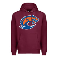 Burgundy clayton state loch orange Premium Hoodie - artisFamous