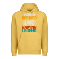 Antique Gold gaming gifts for teenage boys 8 12 year old christmas gamer Premium Hoodie - artisFamous