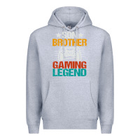 Heather Grey gaming gifts for teenage boys 8 12 year old christmas gamer Premium Hoodie - artisFamous