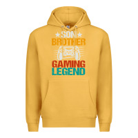 Mustard gaming gifts for teenage boys 8 12 year old christmas gamer Premium Hoodie - artisFamous