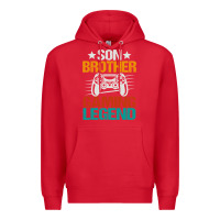 Red gaming gifts for teenage boys 8 12 year old christmas gamer Premium Hoodie - artisFamous