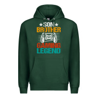 Sports Green gaming gifts for teenage boys 8 12 year old christmas gamer Premium Hoodie - artisFamous