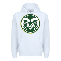 White colorado state rams Premium Hoodie - artisFamous