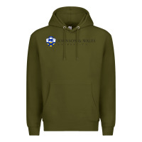 Army Green Johnson & Wales College Art Premium Hoodie - artisFamous