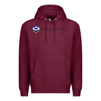 Burgundy Johnson & Wales College Art Premium Hoodie - artisFamous